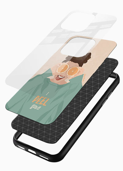Feel Good Hoodie soft aesthetic artwork glossy vibrant premium glass back cover - Angle Layers