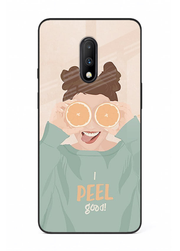 Feel Good Hoodie soft aesthetic artwork OnePlus 7 glass back cover
