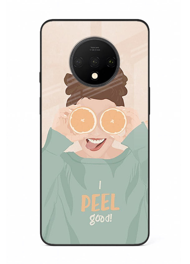 Feel Good Hoodie soft aesthetic artwork OnePlus 7T glass back cover