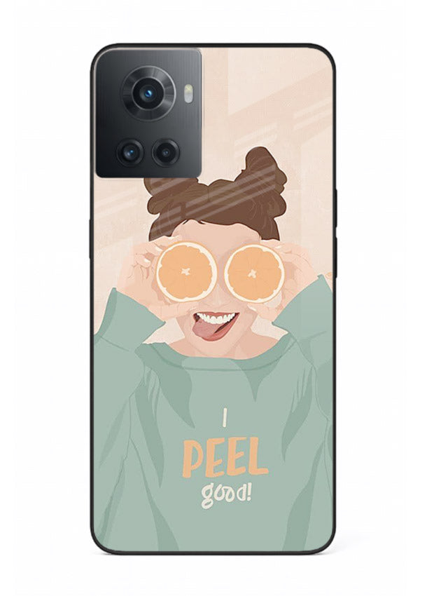 Feel Good Hoodie soft aesthetic artwork OnePlus 10R glass back cover