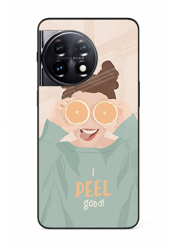 Feel Good Hoodie soft aesthetic artwork OnePlus 11 glass back cover