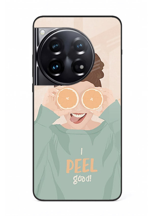 Feel Good Hoodie soft aesthetic artwork OnePlus 12 glass back cover