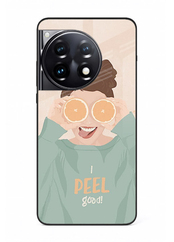 Feel Good Hoodie soft aesthetic artwork OnePlus 12R glass back cover