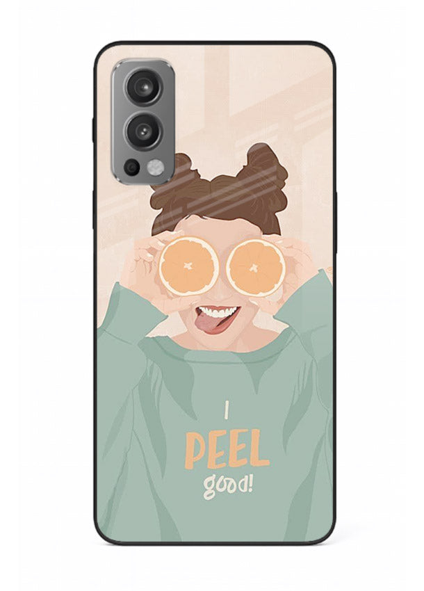 Feel Good Hoodie soft aesthetic artwork OnePlus Nord 2 glass back cover