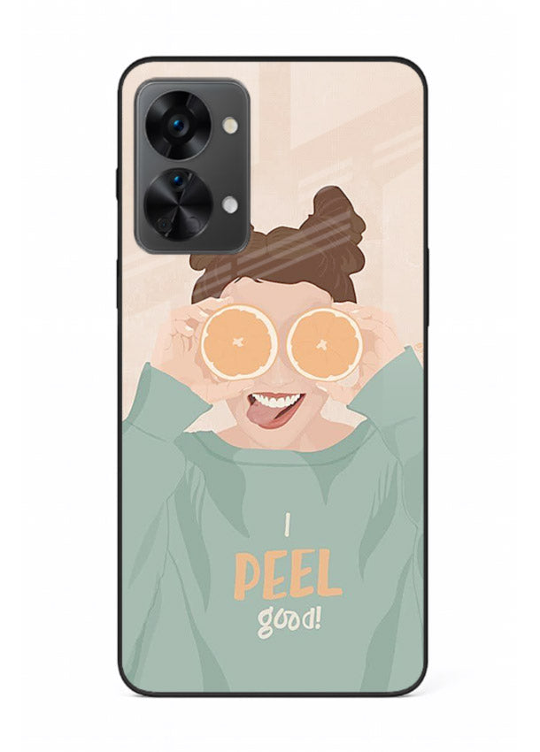 Feel Good Hoodie soft aesthetic artwork OnePlus Nord 2T glass back cover