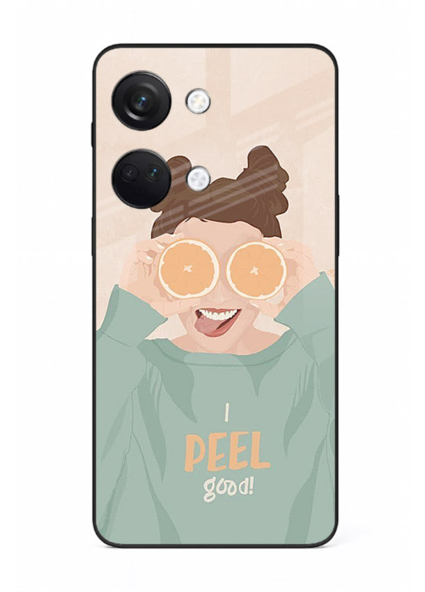 Feel Good Hoodie soft aesthetic artwork OnePlus Nord 3 glass back cover
