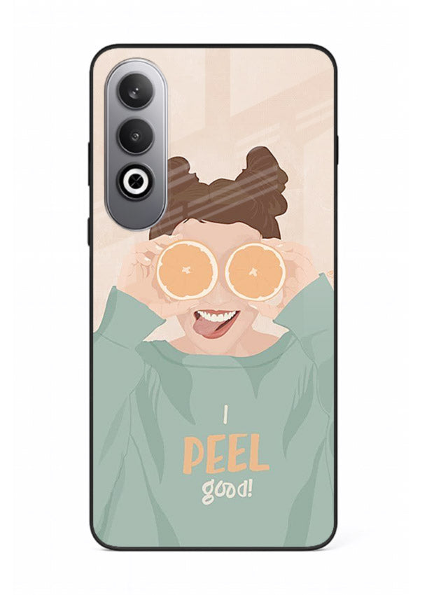 Feel Good Hoodie soft aesthetic artwork OnePlus Nord CE4 glass back cover