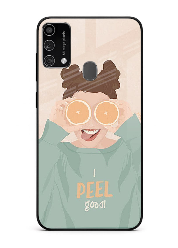 Feel Good Hoodie soft aesthetic artwork Samsung F41 glass back cover