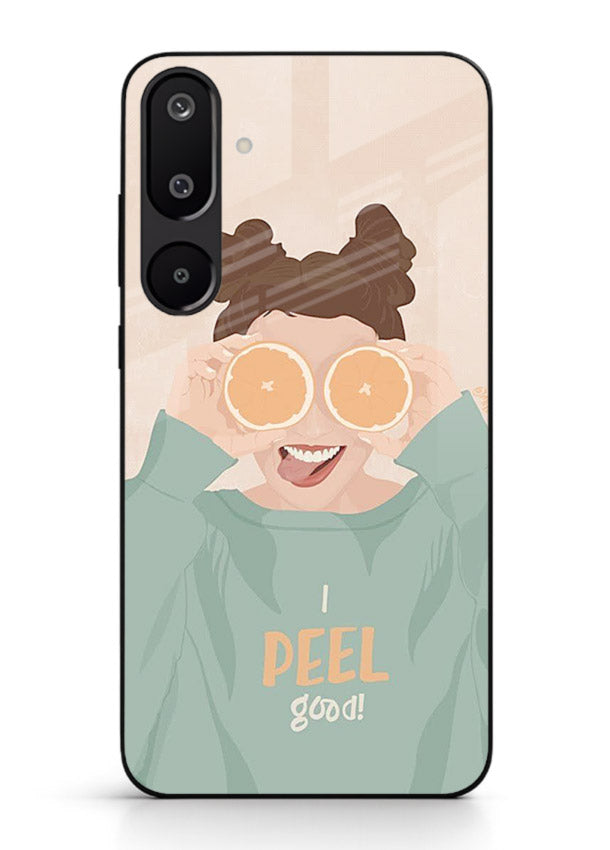 Feel Good Hoodie soft aesthetic artwork Samsung M16 5G glass back cover