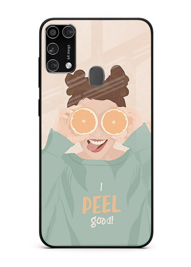 Feel Good Hoodie soft aesthetic artwork Samsung M31 Prime glass back cover