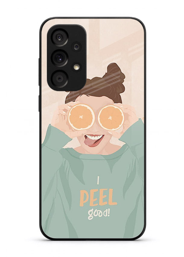 Feel Good Hoodie soft aesthetic artwork Samsung M32 5G glass back cover