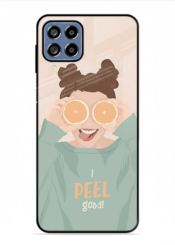 Feel Good Hoodie soft aesthetic artwork Samsung F22 4G glass back cover