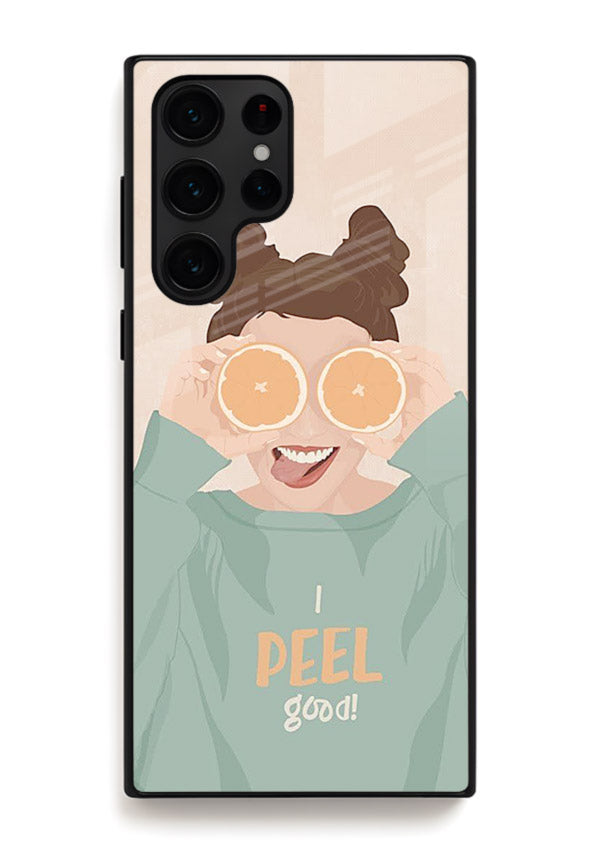 Feel Good Hoodie soft aesthetic artwork Samsung S25 Ultra glass back cover