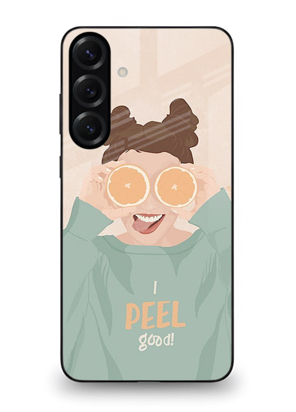 Feel Good Hoodie soft aesthetic artwork Samsung A16 5G glass back cover