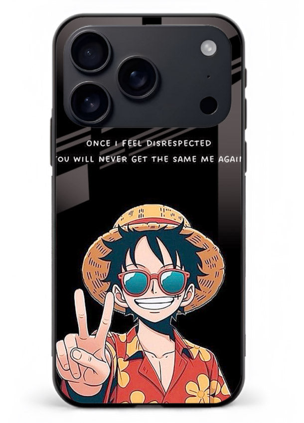 Playful character illustration printed on iphone 18 pro max glass back cover with uplifting tones.