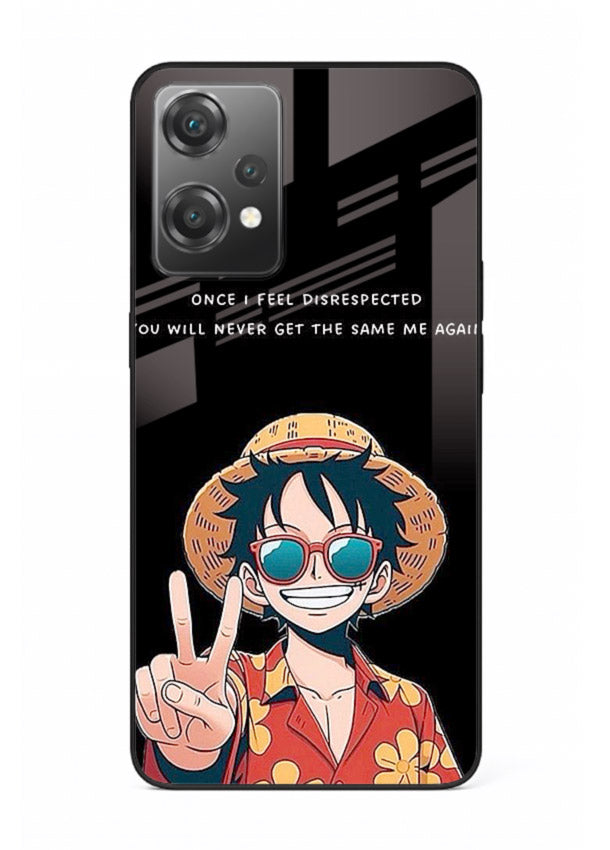 Playful character illustration printed on OnePlus Nord CE2 Lite 5G glass back cover with uplifting tones.