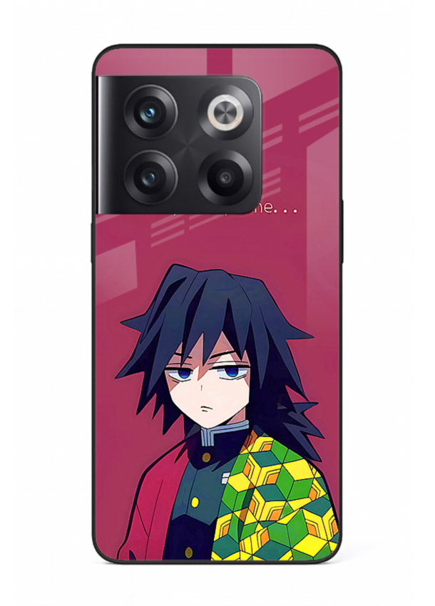 giyu water hashira demon slayer art OnePlus 10T glass cover calm portrait case
