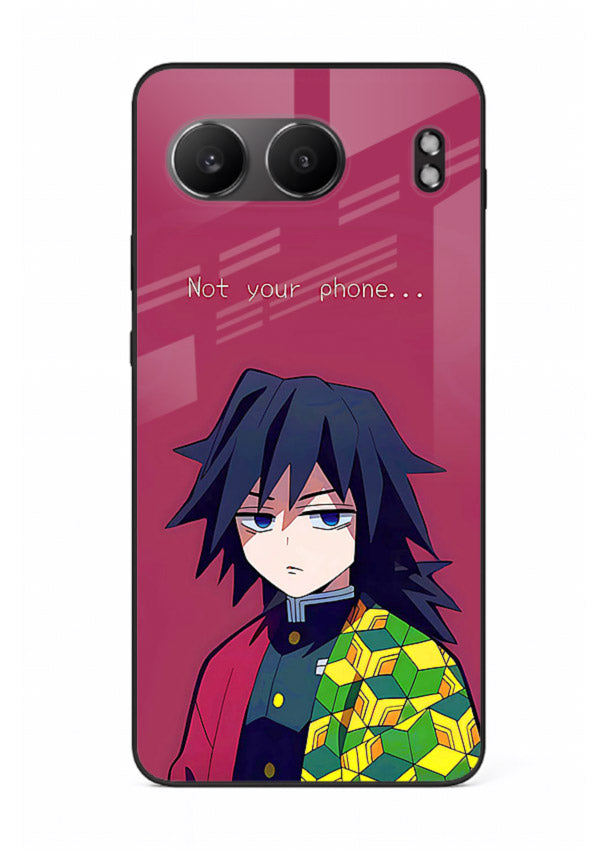 giyu water hashira demon slayer art OnePlus Nord 4 glass cover calm portrait case