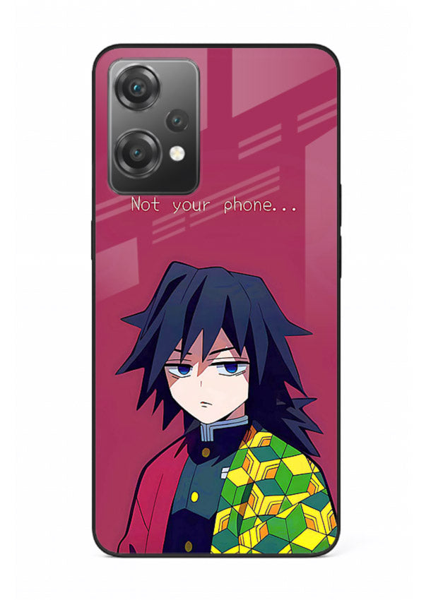 giyu water hashira demon slayer art OnePlus Nord CE2 Lite 5G glass cover calm portrait case