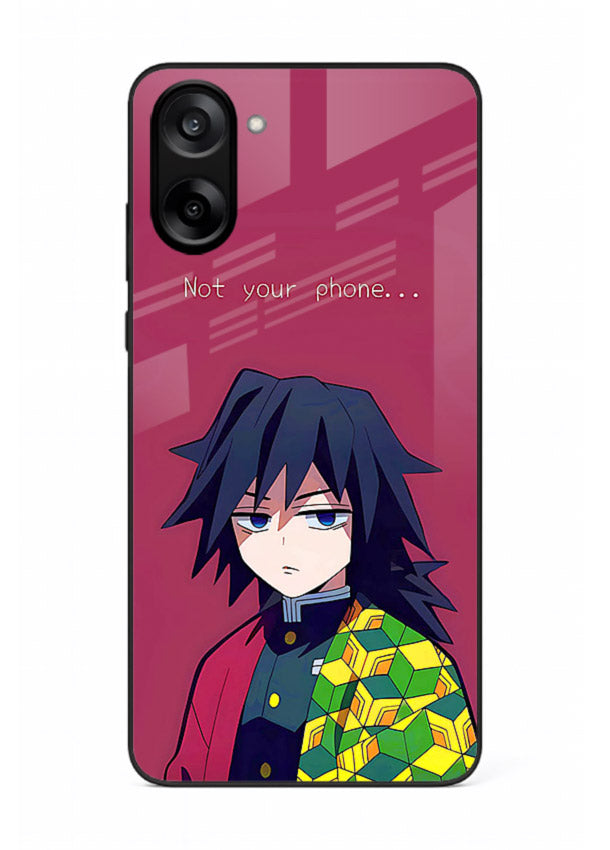 giyu water hashira demon slayer art OnePlus Nord CE5 glass cover calm portrait case
