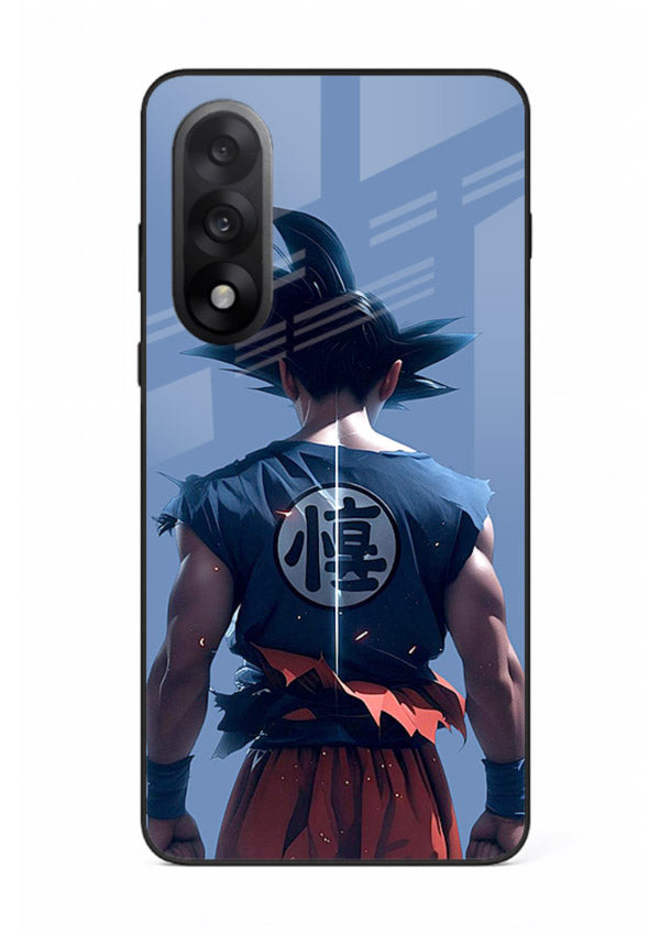 goku back view calm anime art OnePlus Nord 5 glass cover sunset inspired dbz case