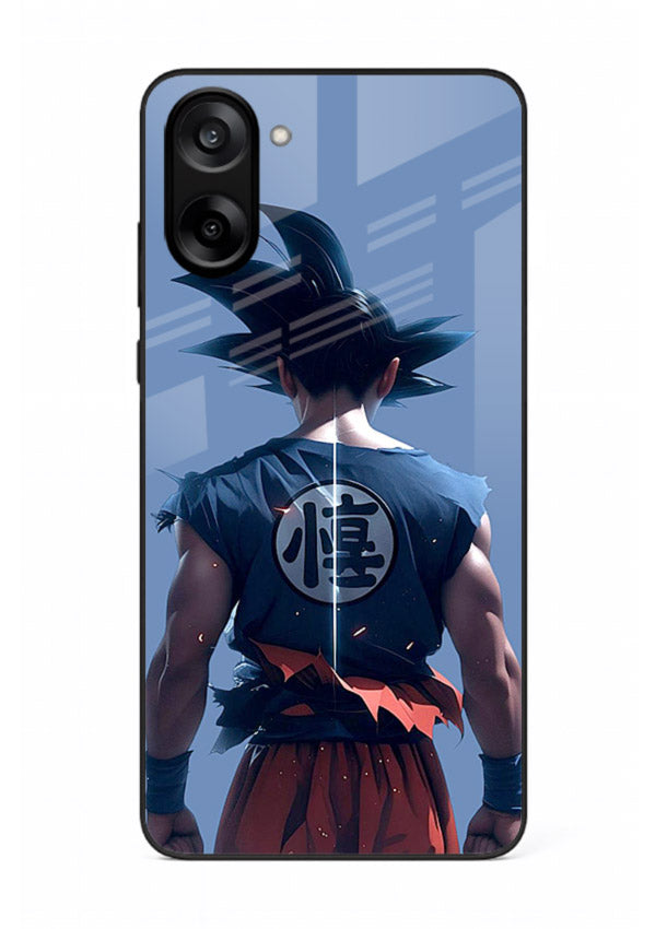 goku back view calm anime art OnePlus Nord CE5 glass cover sunset inspired dbz case