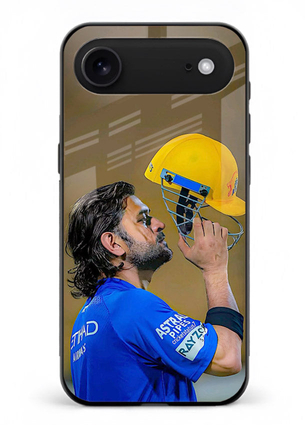 Cricket celebration artwork printed on premium tempered glass iPhone 18 Air back cover