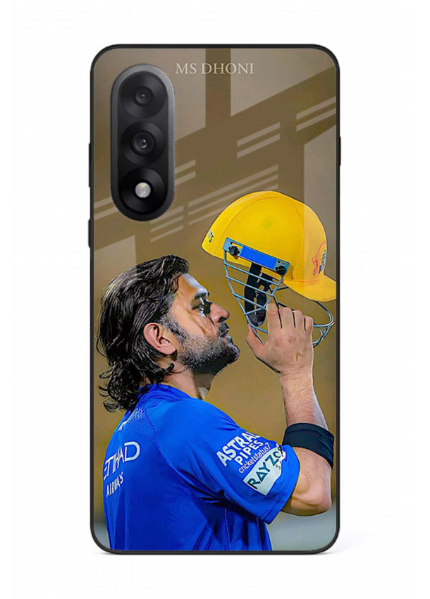 Cricket celebration artwork printed on premium tempered glass OnePlus Nord 5 back cover