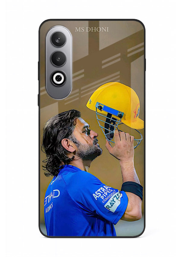 Cricket celebration artwork printed on premium tempered glass OnePlus Nord CE4 back cover
