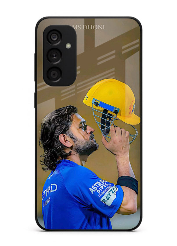 Cricket celebration artwork printed on premium tempered glass Samsung F23 5G back cover