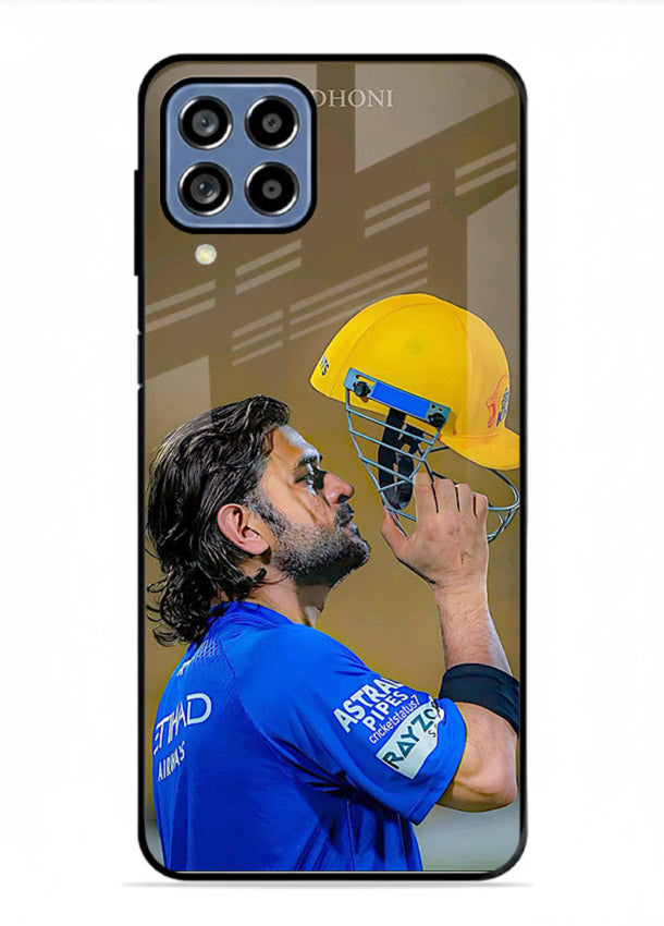 Cricket celebration artwork printed on premium tempered glass Samsung M53 5G back cover