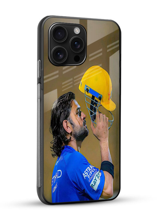 Cricket celebration artwork printed on premium tempered glass phone back cover - 2