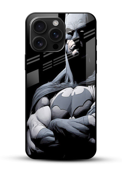 Gotham Shadow Batman Glass Back Cover