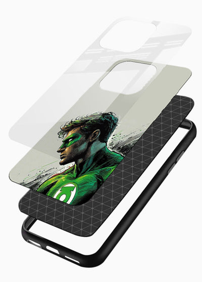Green Lantern Willpower Force cover for Glossy Vibrant Premium Look - Angle Layers