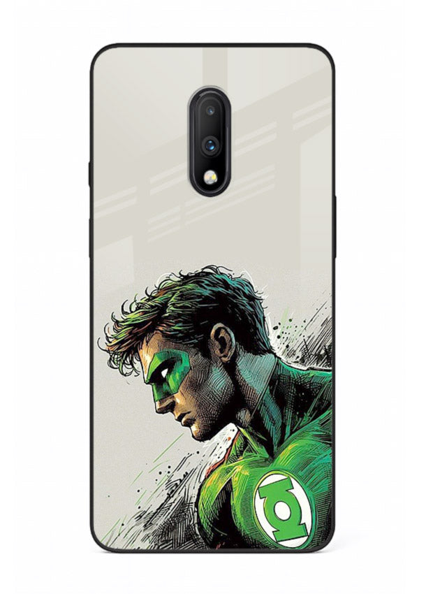 Green Lantern Willpower Force cover for OnePlus 7