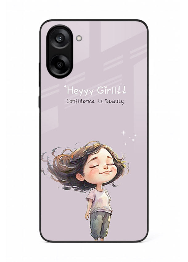 Happy Girl Breeze aesthetic artwork OnePlus Nord CE5 glass back cover