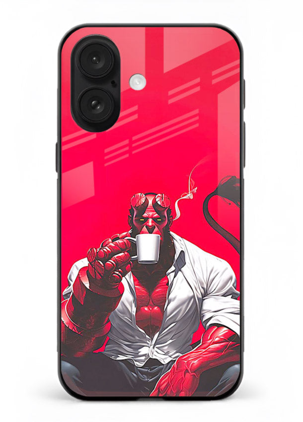 Hellboy Vigilante red comic cover for Apple iPhone 16