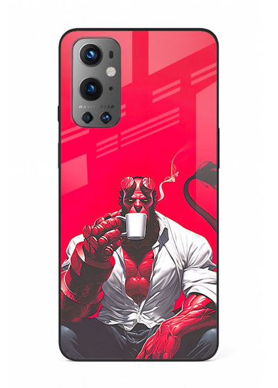 Hellboy Vigilante red comic cover for OnePlus 9