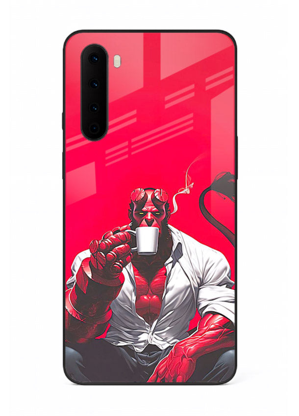 Hellboy Vigilante red comic cover for OnePlus Nord