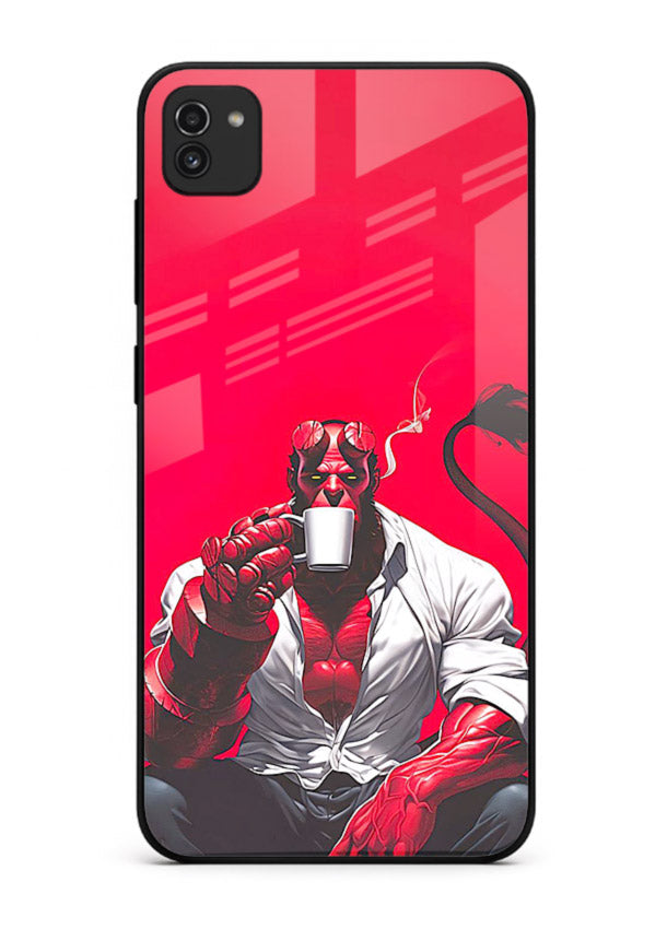 Hellboy Vigilante red comic cover for Samsung A03