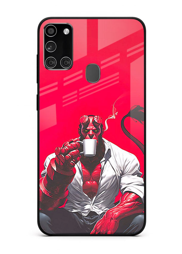 Hellboy Vigilante red comic cover for Samsung A21s