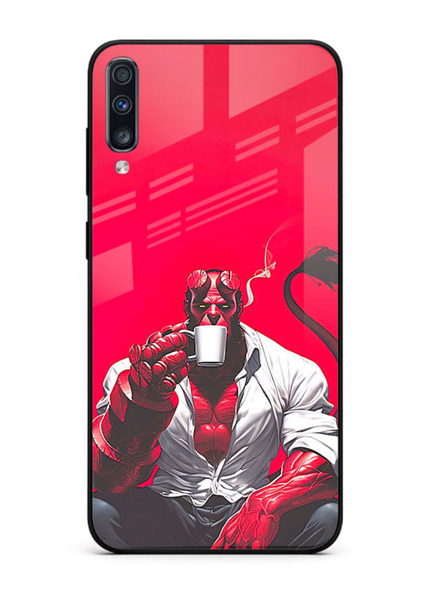 Hellboy Vigilante red comic cover for Samsung A50