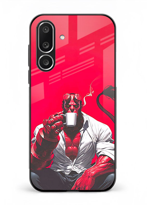 Hellboy Vigilante red comic cover for Samsung M36 5G