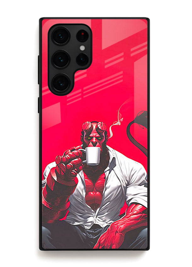 Hellboy Vigilante red comic cover for Samsung S23 Ultra