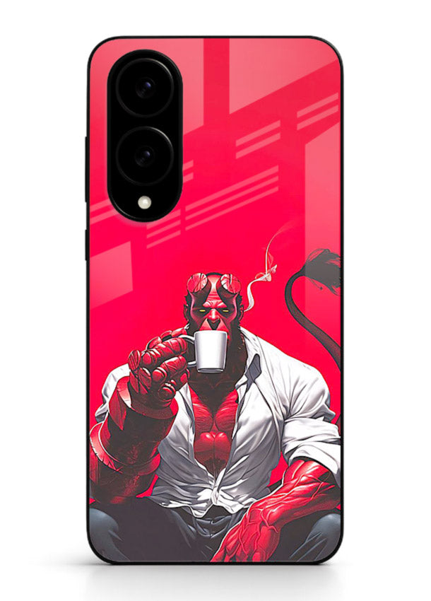 Hellboy Vigilante red comic cover for Samsung S25 Edge