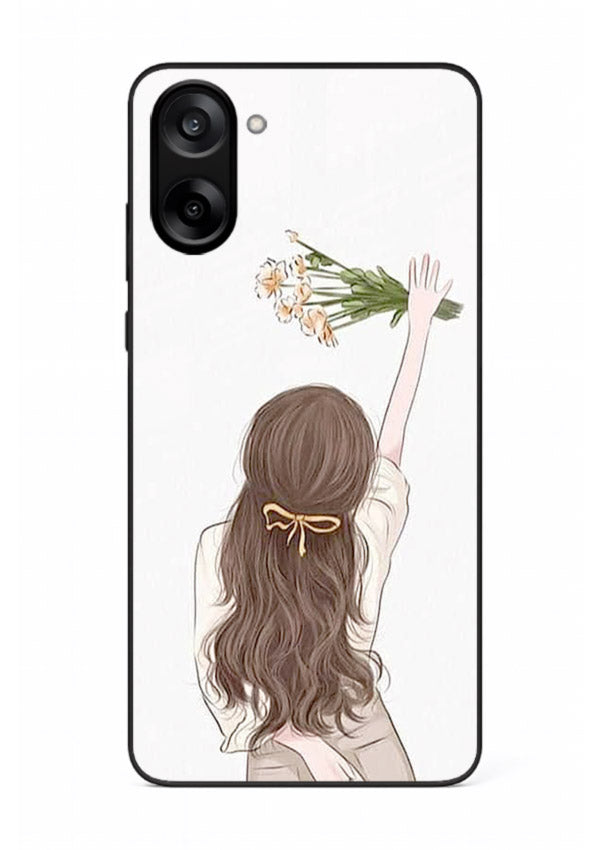 Minimal sketch quote printed on OnePlus Nord CE5 glass back cover with calm tones.
