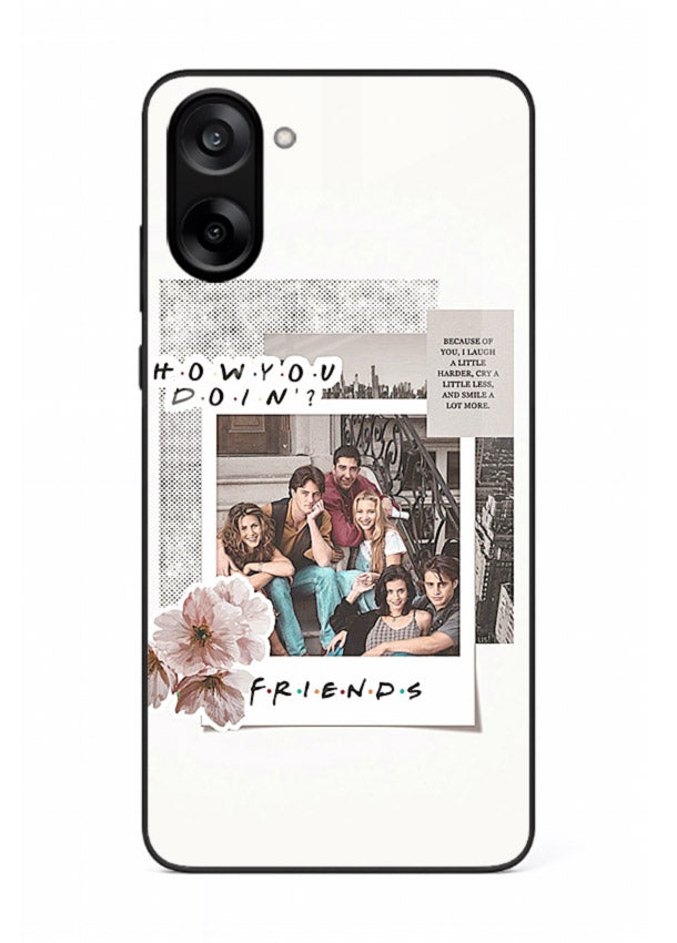 Sitcom collage artwork printed on premium tempered glass OnePlus Nord CE5 back cover