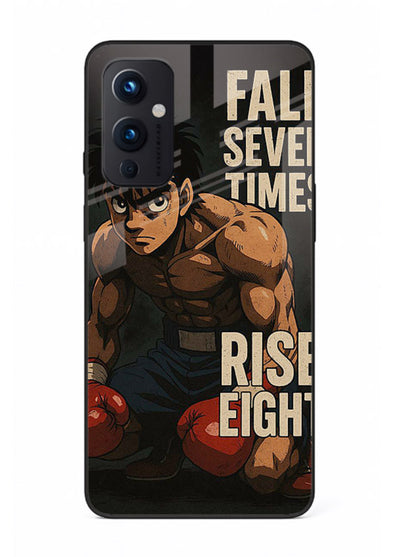 ippo punch boxing anime art OnePlus 9 Pro glass cover fighting pose strong case