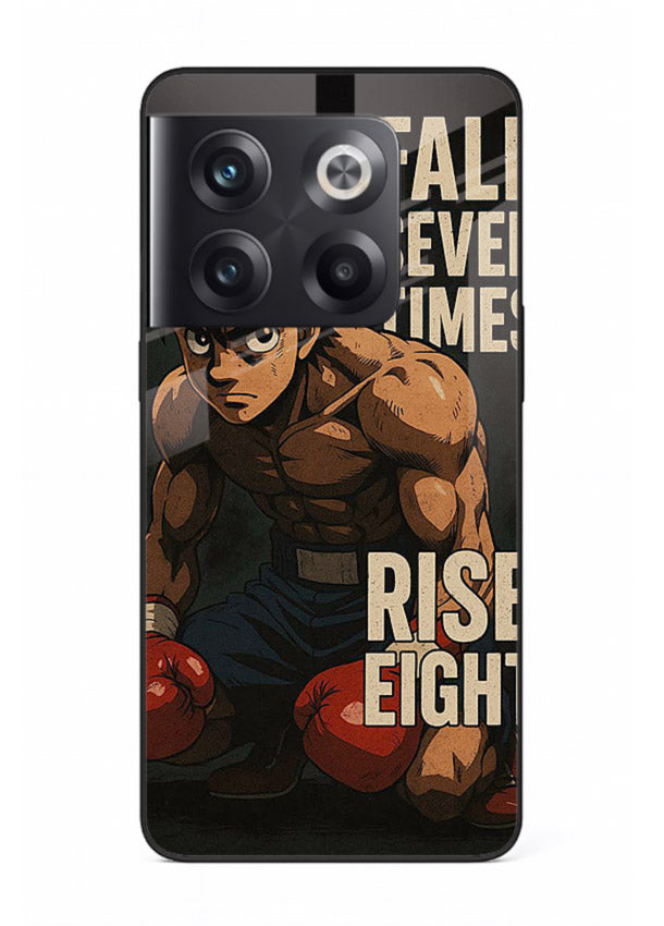 ippo punch boxing anime art OnePlus 10T glass cover fighting pose strong case