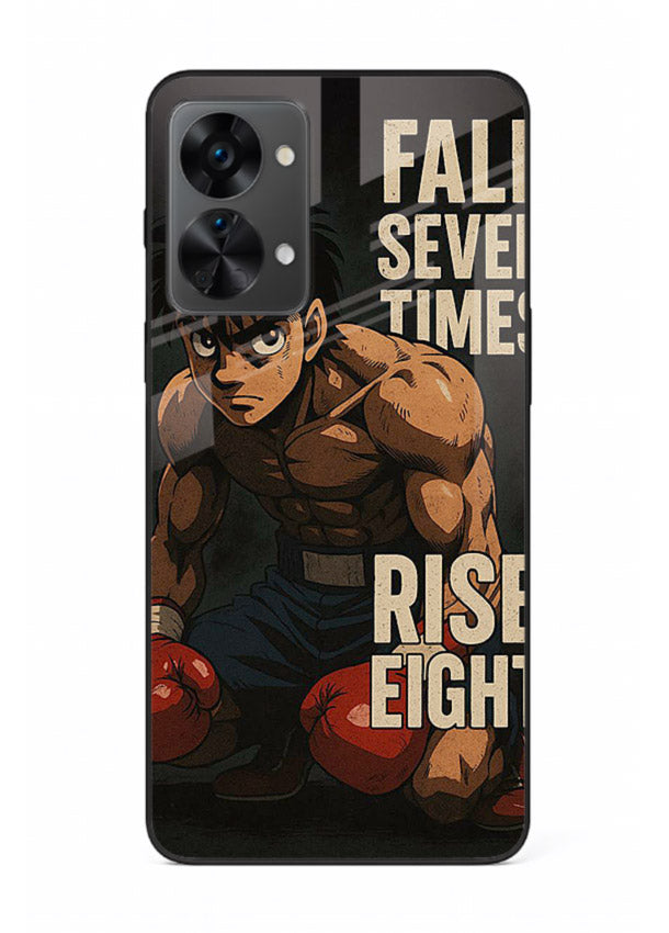 ippo punch boxing anime art OnePlus Nord 2T glass cover fighting pose strong case